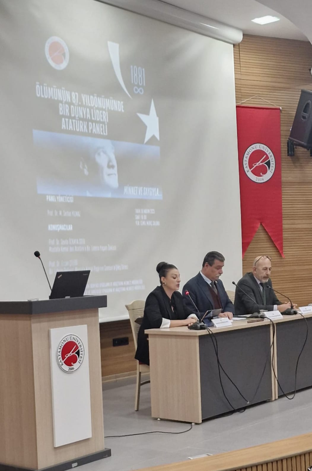 “Ölümünün 87. Yıldönümünde Bir Dünya Lideri Atatürk” Konulu Panel 
